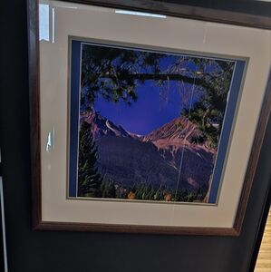 Framed Art Print Of The Sierra Nevada Mountains
